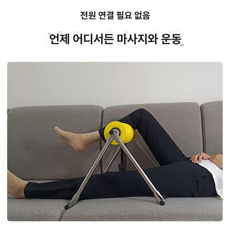퍼플 종아리지압롤러 롤링 스트레쳐 근육 이완 손잡이 뭉친 셀프 피트니스 지압봉 - 상세 이미지 2