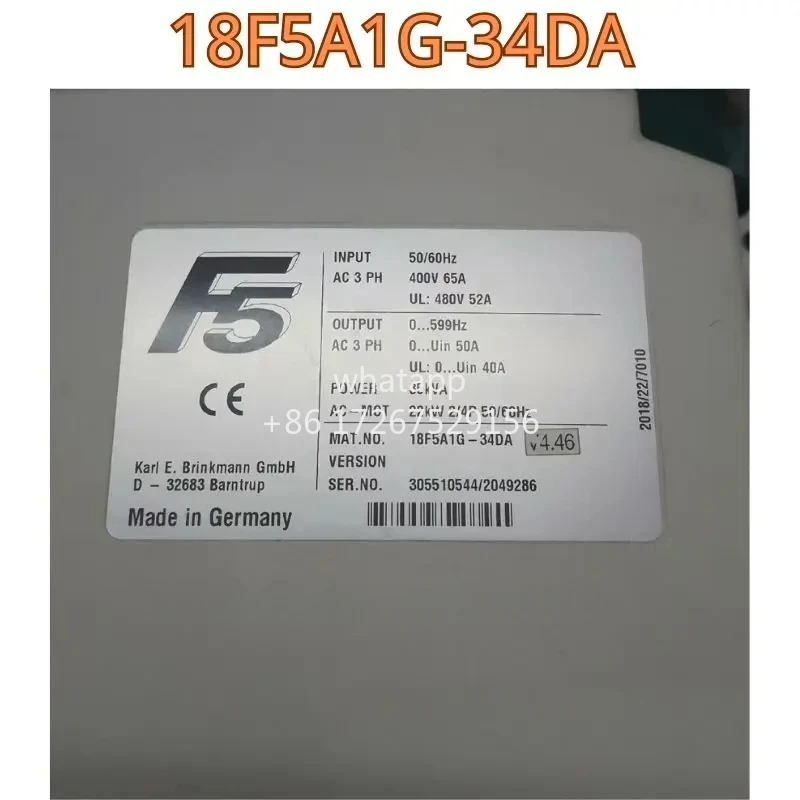 리퍼 주파수 변환기 18F5A1G-34DA 기능 OK