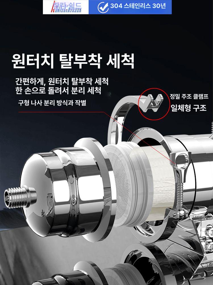 모래 정수필터 정화 필터기 지하수필터 여과기 농업용 정수기 우물 흙탕물 역삼투압 - 상세 이미지 4