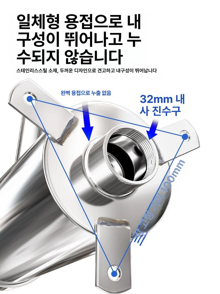 수동 우물펌프 배수기 재래식 정원 지하수 양수기 워터 조경 농업용 연못 핸드펌프 - 상세 이미지 5