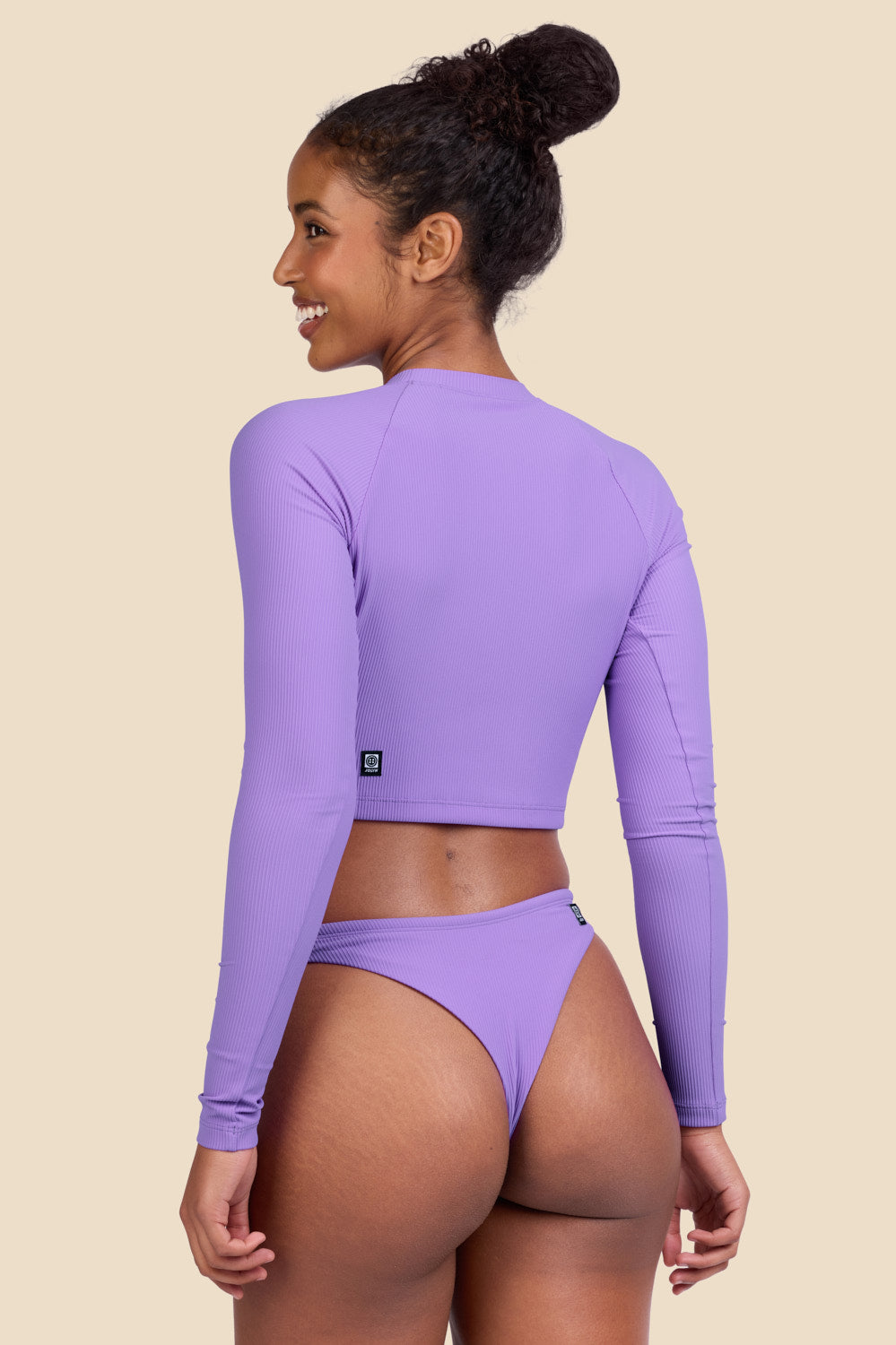 졸린 래쉬가드 Moana Long Sleeve Cropped Jam Ribbed 이미지 6