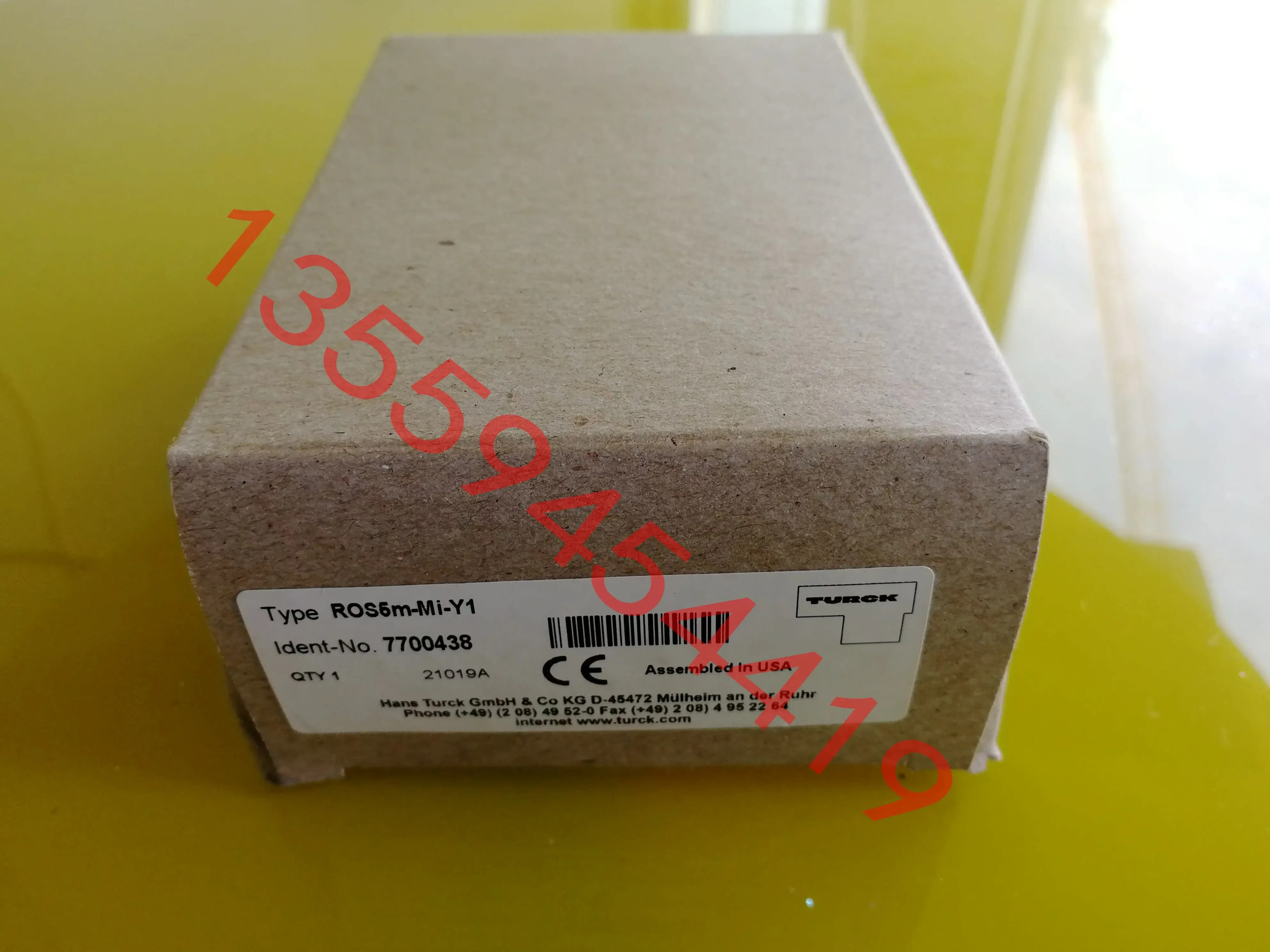 2025.4 TURCK 센서 ROS5m-Mi-Y1 납품 H1141