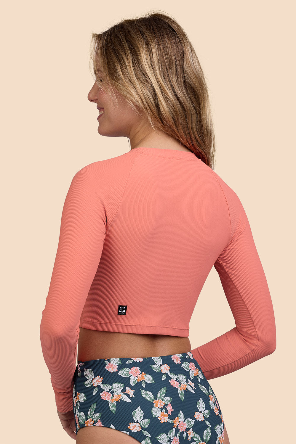 졸린 래쉬가드 Moana Long Sleeve Cropped Serrano Ribbed - 상세 이미지 2