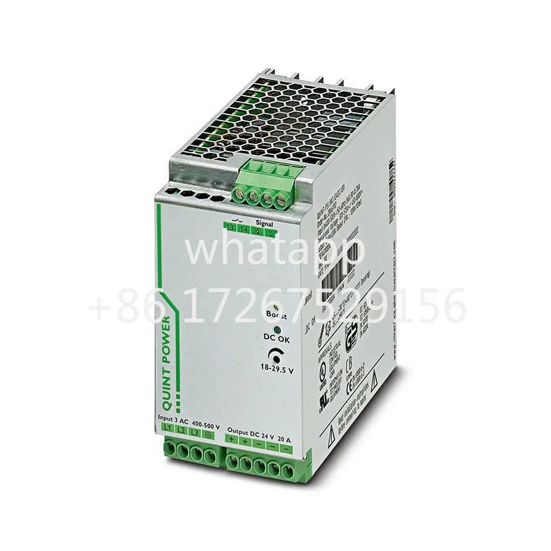 산업전원공급장치 입력 3상 출력 24V DC / 20A QUINT-PS/3AC/24DC/20/CO 2320924 피닉스를 위해