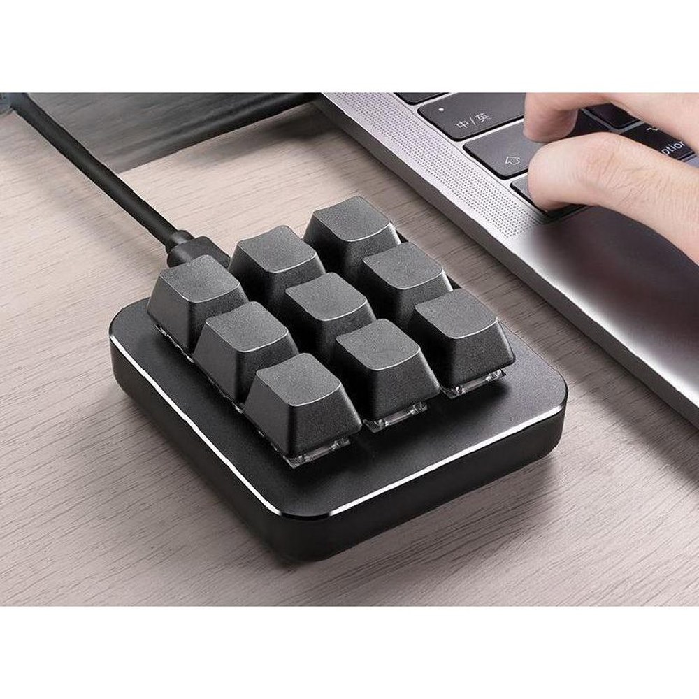 청축 to 미니매크로키패드 금융 USB 풍령축 C 컬러 흰색 단일 기계식 케이블 유선 68 9키 그레이V4축 원터치 청축 원터치 컬러 USB to C 케이블 - 상품 이미지