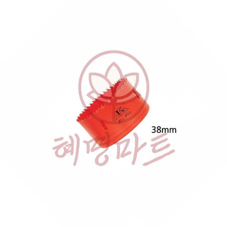 혜명몰협력사 바이메탈 홀쏘 38mm 홀커터 홀캇타 홀컷터 전동드릴비트 목공용홀쏘