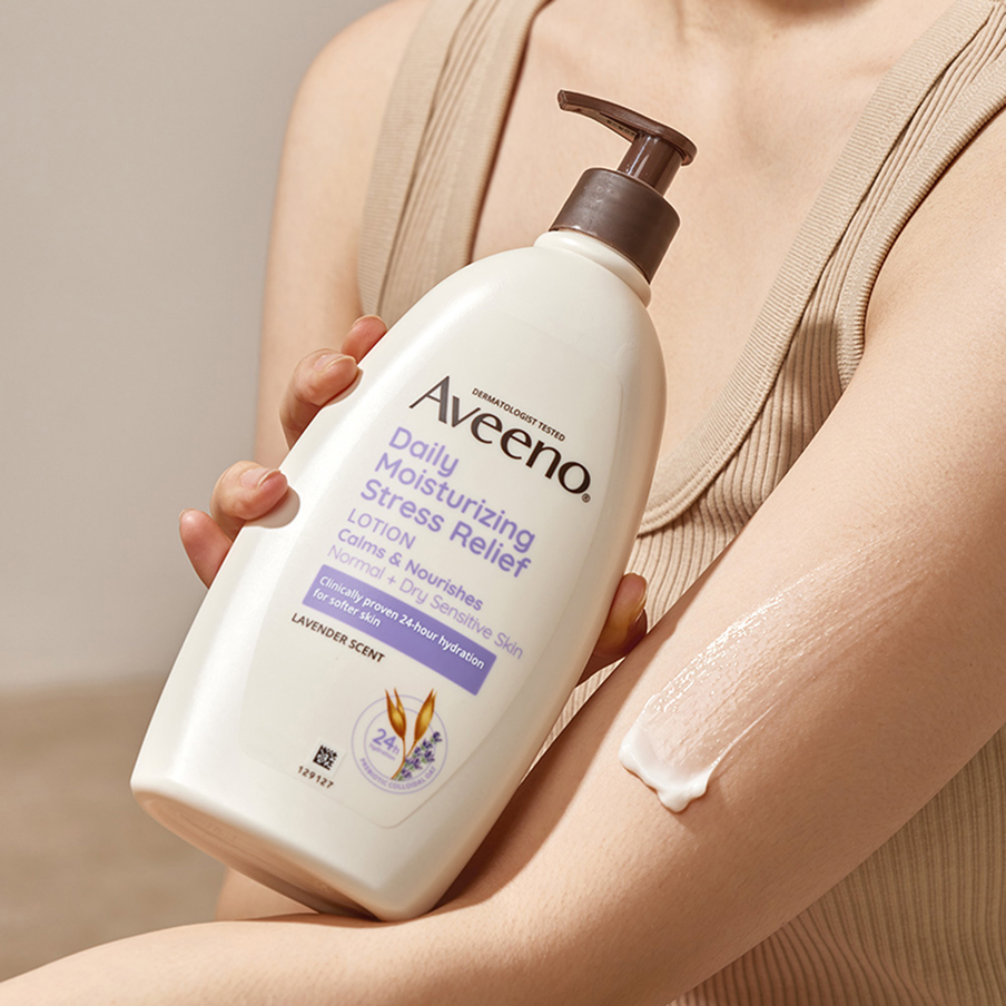 아비노 고보습 민감피부 진정 바디로션 스트레스릴리프(라벤더향), 354ml, 2개 상품 이미지