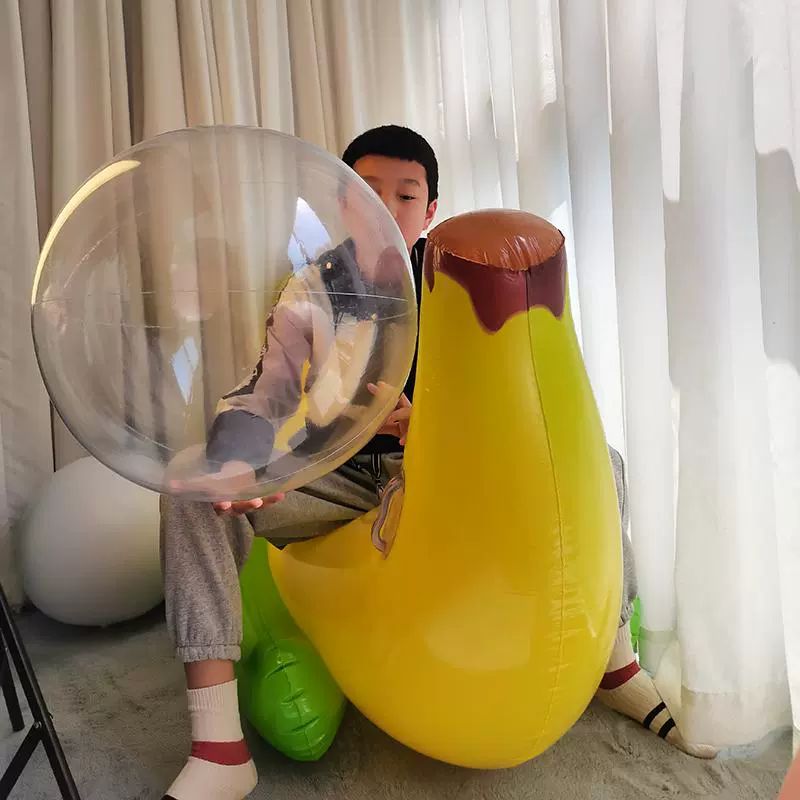 투명 물놀이공 에어볼 비치볼 해변 수상 야외 워터볼 풀장 여름 - 상세 이미지 3