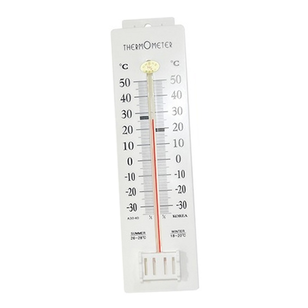 벽걸이형측정용한난계 생활환경실내외용온도계 온도측정환경과학기온계 230mm - 상품 이미지