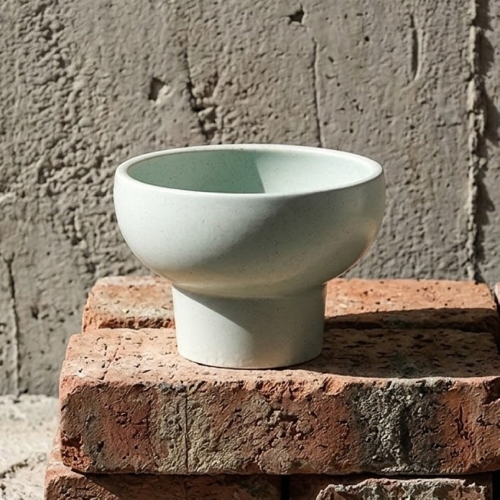 폴카 아이스크림그릇 그릭 요거트볼 디저트 아이스크림볼 1개, 10cm, 민트 - 상세 이미지 5