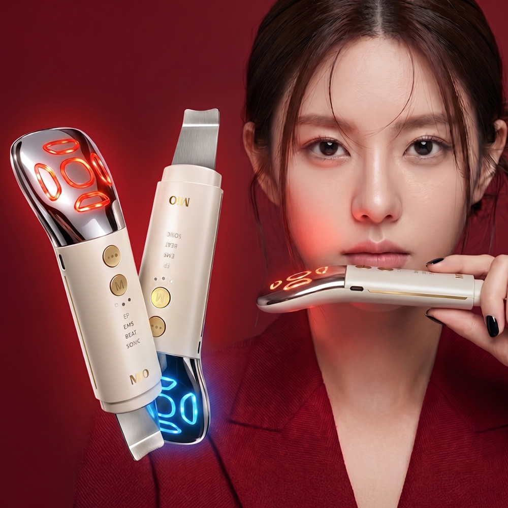 미오데칼코마니 가브리엘 듀얼헤드 뷰티디바이스 EMS 고주파 스킨부스터 필링기 - 상세 이미지 3