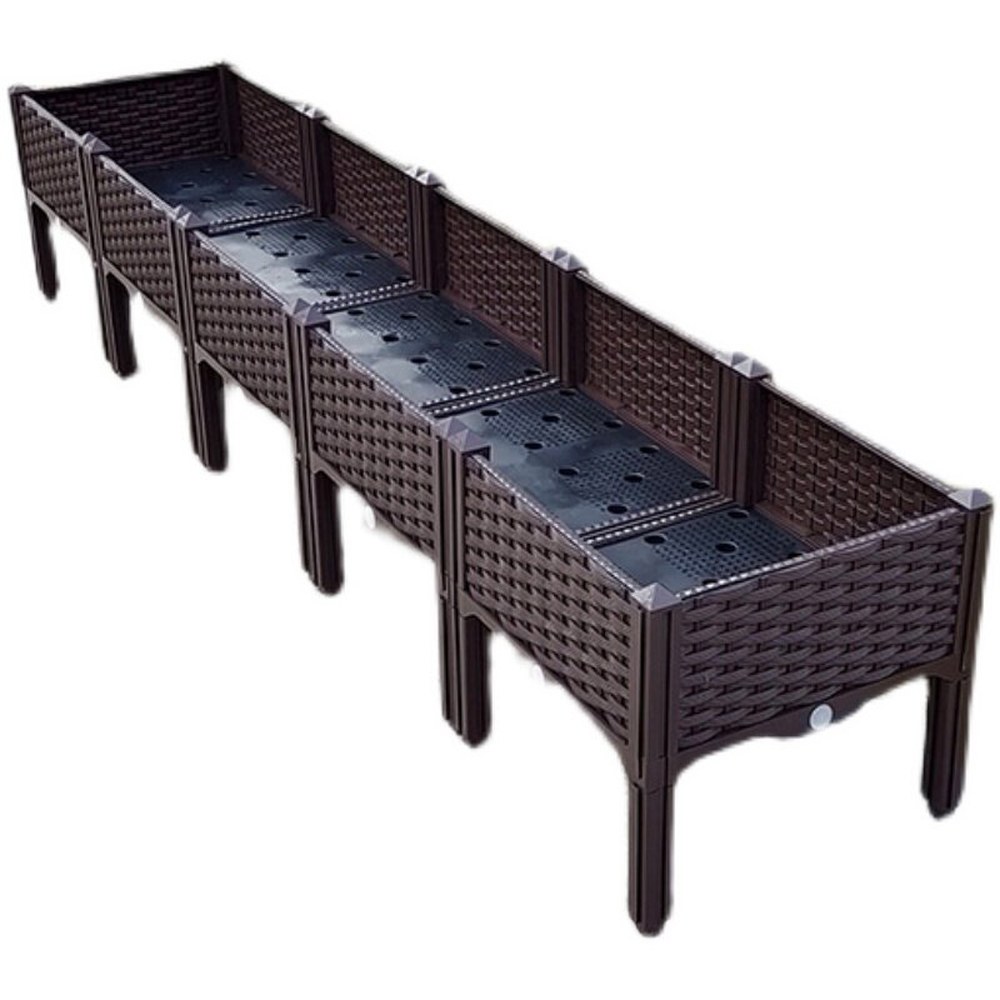 채소재배상자 대형 텃밭 재배 2호 수지 채소 마이플랜트 90cmx60cmx35cm 베란다 - 상품 이미지