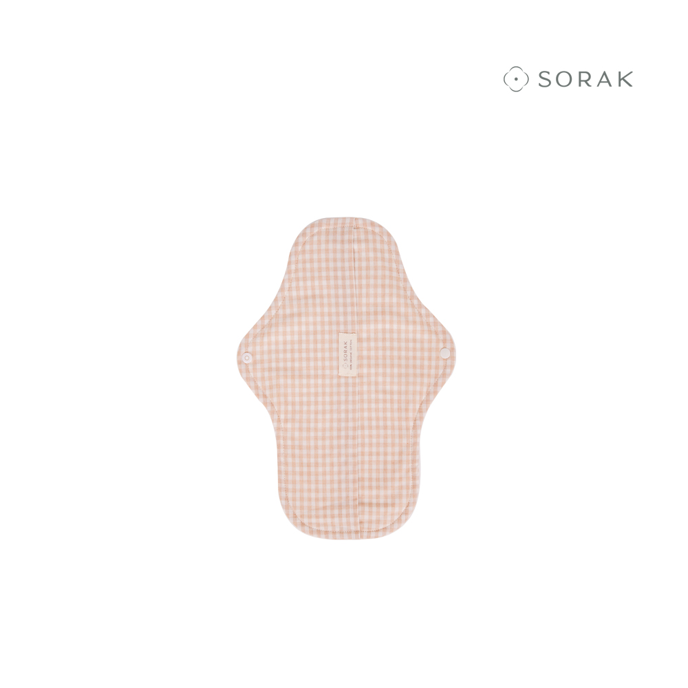 소락 SORAK 소락패드 오가닉 코튼 유기농 순면 중형 친환경 면생리대 보충재 포함 - 상품 이미지