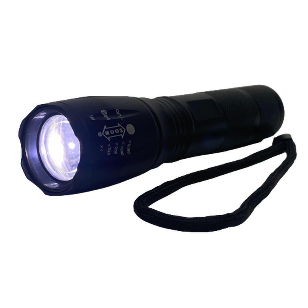 강력한 손전등 서치라이트 T6 LED 줌인아웃 5모드