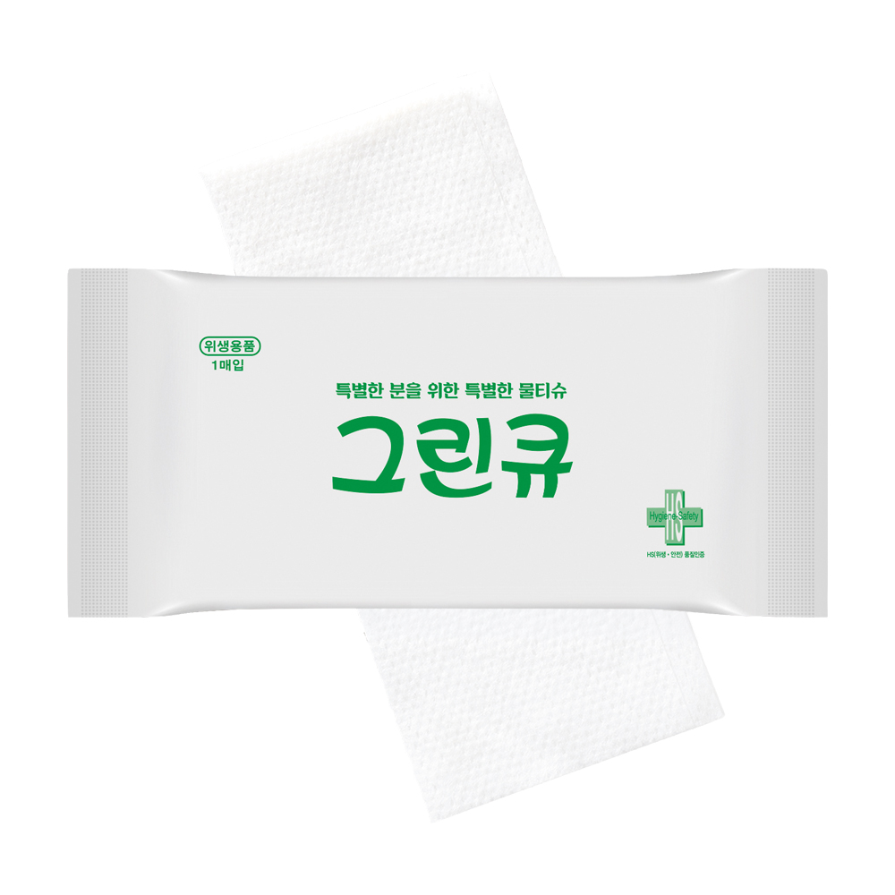 그린큐 업소용 물티슈 400매 개별포장 일회용 카페 배달 식당 물티슈 끈적한 식탁 기름때제거 - 상세 이미지 3