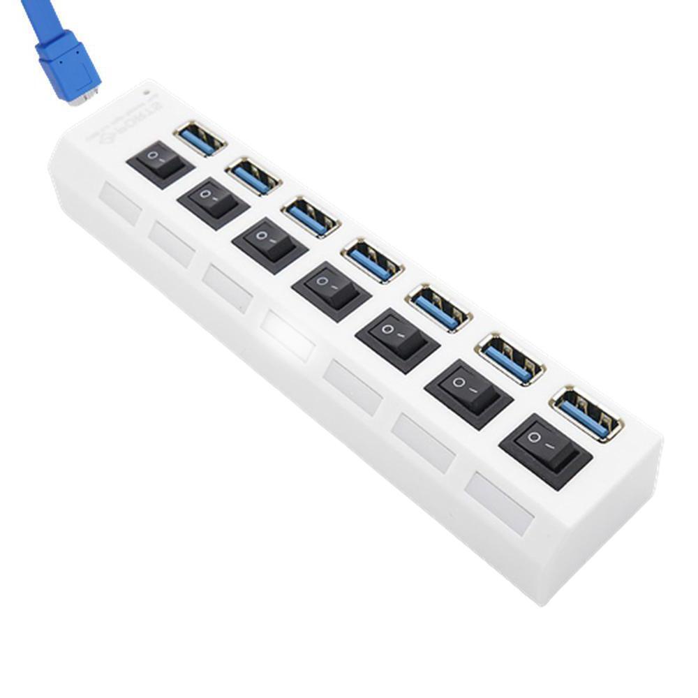개별스위치 멀티포트확장기 USB3.0 7포트 고속충전
