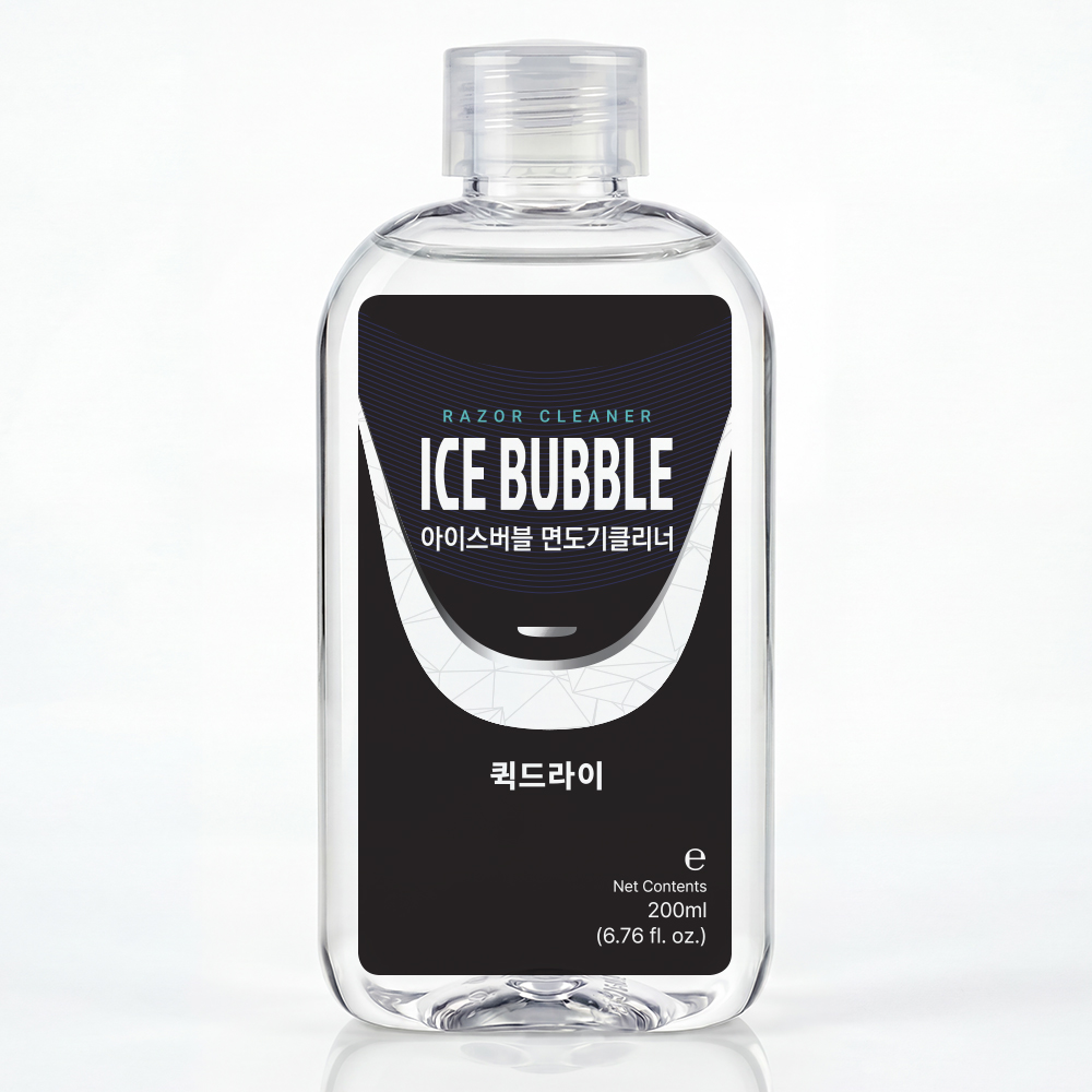 아이스버블 브라운 면도기 세정액 전기면도기 세척액 리필 500ml3개
