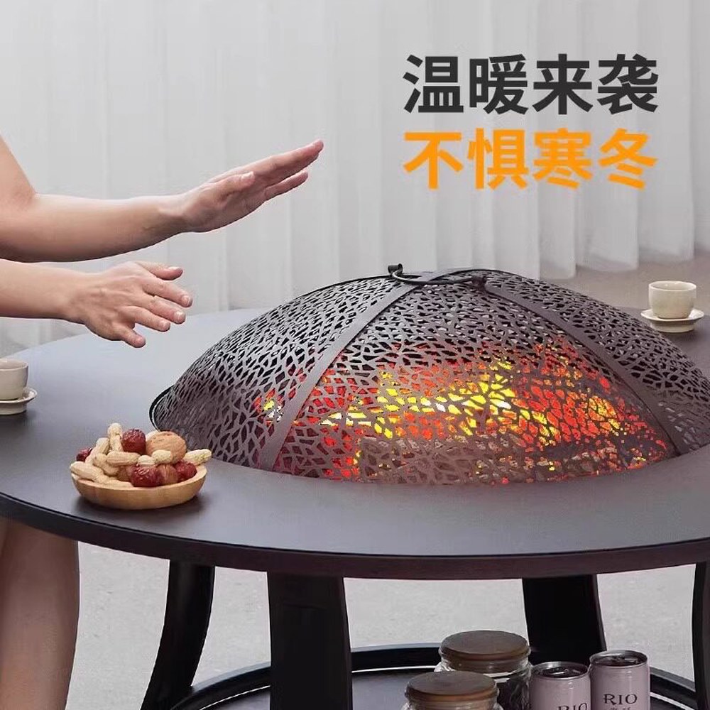 미니화목난로 라지 1인용 숯불 불판 1 BBQ 테이블 가정용 화로 캠핑 그릴 바베큐 4종 버너 99cm 1 라지 버너 테이블 - 상세 이미지 3