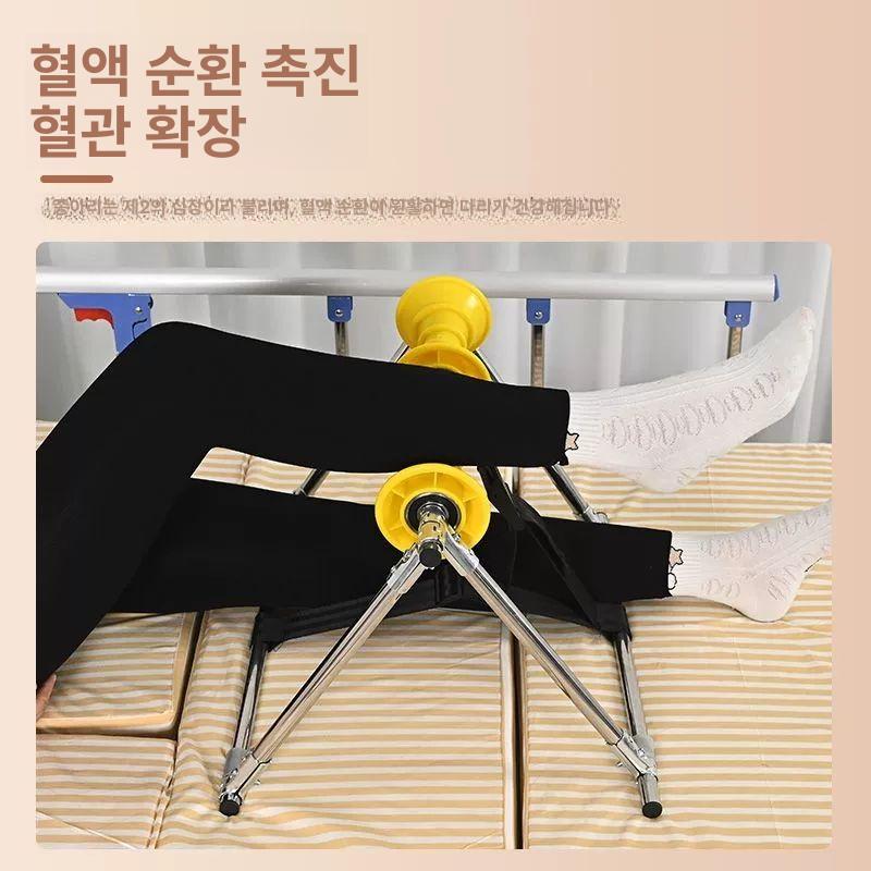 퍼플 종아리지압롤러 롤링 스트레쳐 근육 이완 손잡이 뭉친 셀프 피트니스 지압봉 - 상세 이미지 4