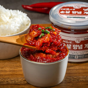 순살 양념게장 300g 껍질없는 매콤한 밥도둑 비빔밥 비빔장 셰프애장 맛있게 먹은 솔직 후기 - 상품 이미지 2