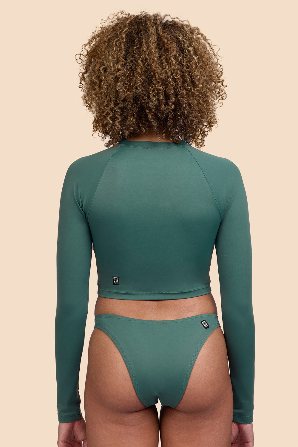 졸린 래쉬가드 Moana Long Sleeve Cropped Zucchini - 상세 이미지 5