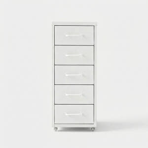 피도르 서랍장 28x41x69, 5단, 화이트 5197.9871 솔직 후기 | 실제 배치 사진 포함 - 상품 이미지 1