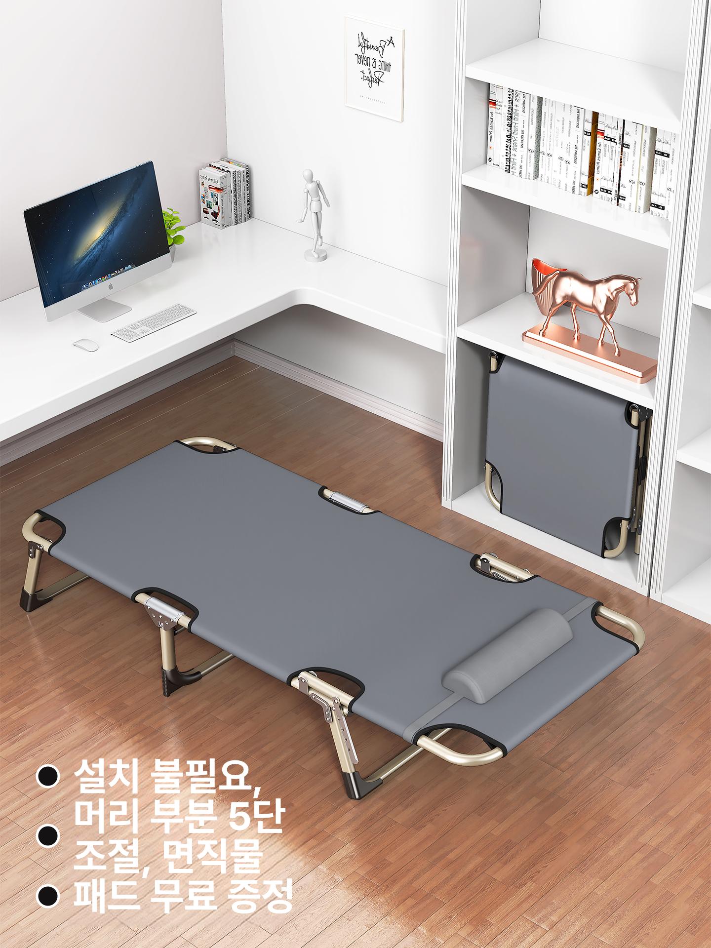 접이식 썬베드 야외의자 썬배드 해변의자 리클라이너 일광욕 수영장 비치체어 정원 - 상세 이미지 4