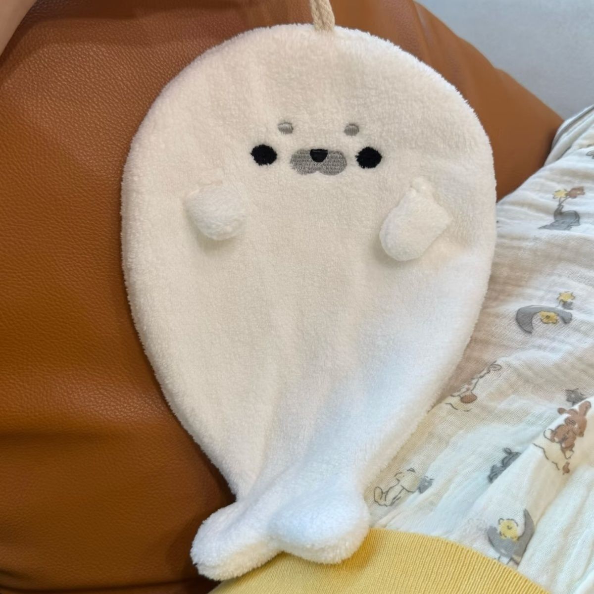 물개 물범 핸드타월 수건 고리수건 어린이집 유치원 핸드타월 핸드타올 답례품 집들이 선물 이미지 6