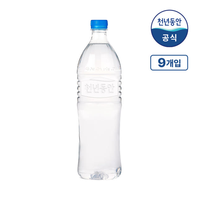 천년동안 해양심층수 에코 무라벨 1.2L 9개입 미네랄워터