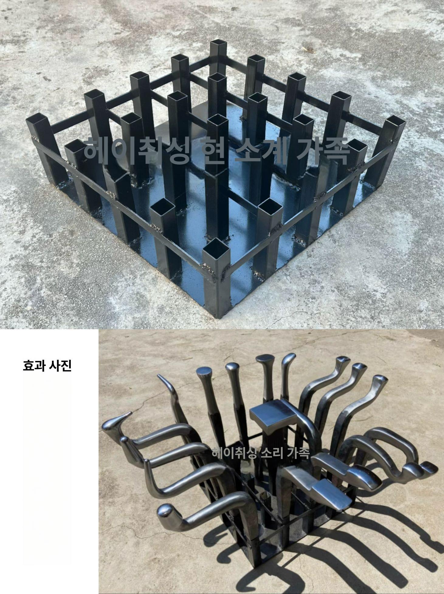 산업용 모루 단조 가공다이 공예 바이스 공방 작업대 받침대 제련 망치 지지대 해머 - 상세 이미지 4