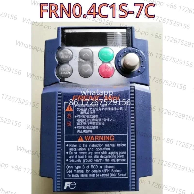 리퍼된 주파수 변환기는 리퍼되지 않았습니다. FRN0.4C1S-7C 220V 기능 리퍼 OK