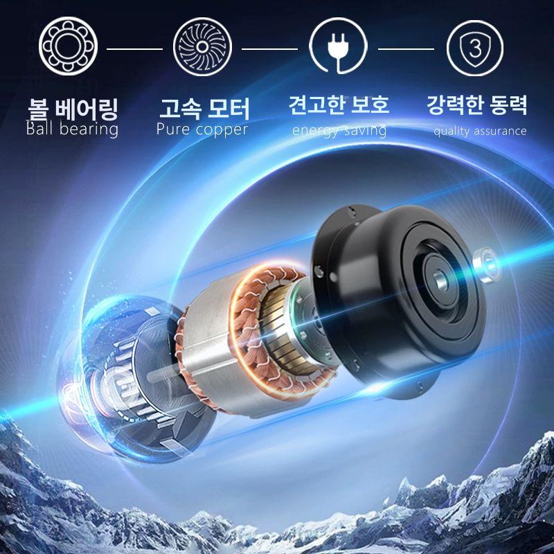 이동식 환풍기 흡연실 환기구 후드 스위치 원형지름 배기팬 방지 배풍기 실내 역류 - 상세 이미지 2