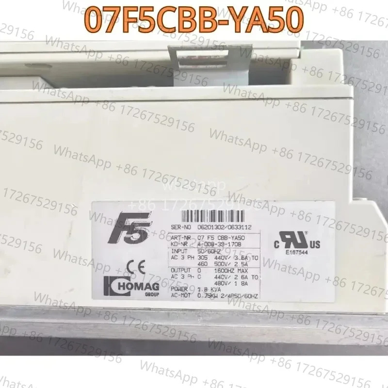 초침 주파수 변환기 07.F5.CBB-YA50 07F5CBB-YA50 기능 리퍼 OK