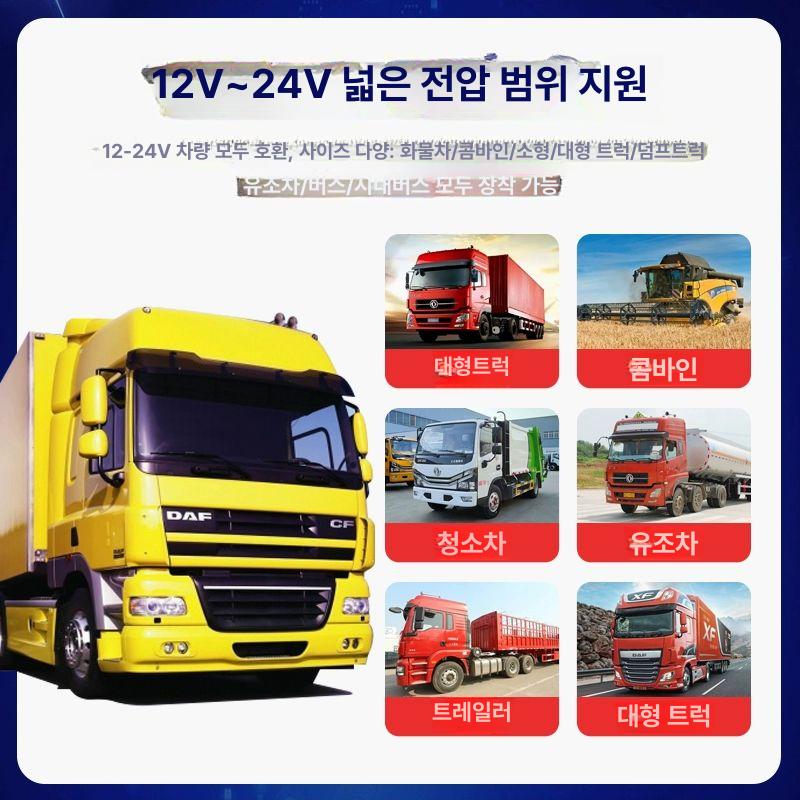 4채널 후방카메라 자동차 모니터 고화질 사각지대 후진 사이드 후방감지기 동시녹화 - 상세 이미지 5