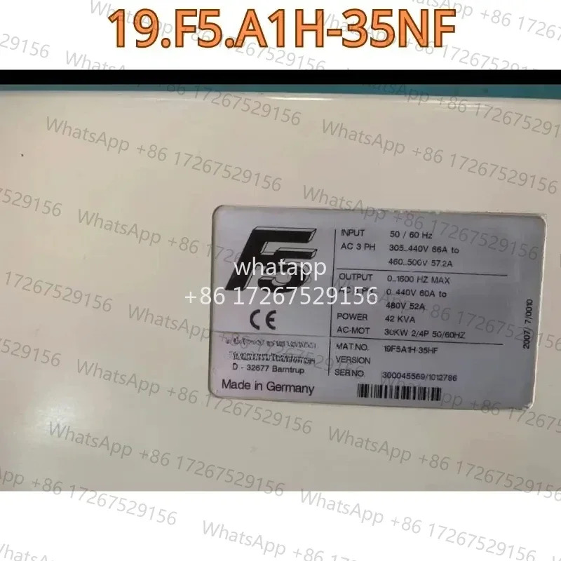 리퍼된 주파수 변환기 19.F5. A1H-35NF 19F5A1H-35NF 30KW 기능 리퍼 OK