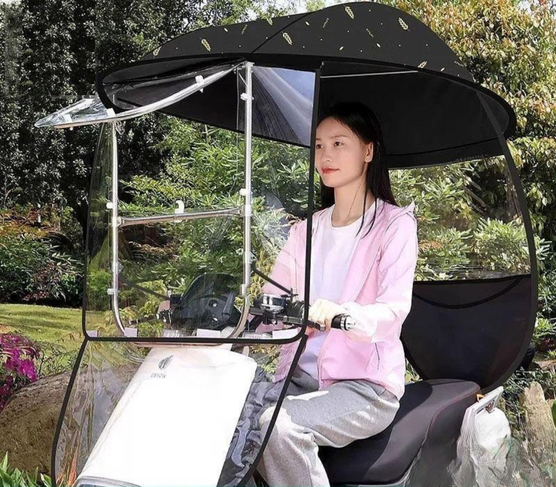 바람막이 오토바이캐노피 윈드스크린 가림막 방풍 차양막 겨울 쉴드 실드 - 상품 이미지