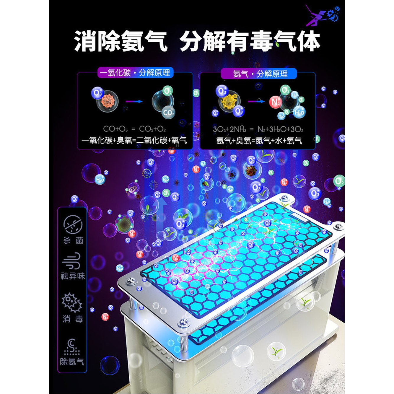 기 생 탈취기 30 발생기 석영관 제품 본품 20G 공기 스탠다드핏 10G/H - 상세 이미지 2