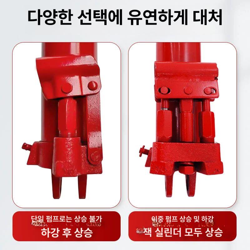 확장 유압실린더 전동 잭 산업용 유압펌프 양방향 자키 밸브 유압쇼트램 유압기 - 상세 이미지 4