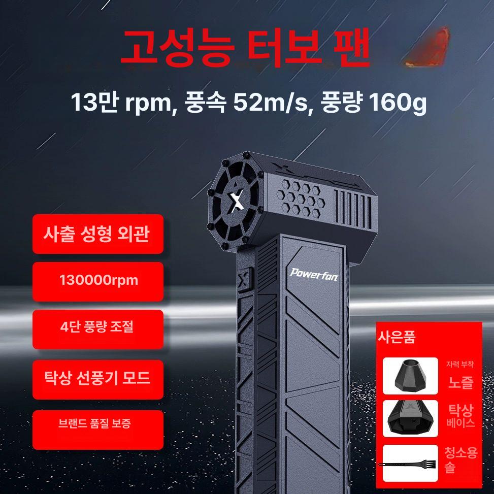 미니 핸디팬 무선 휴대용 탁상용 손풍기 손선풍기 쿨링 에어컨 넥밴드 벨트 목걸이 - 상세 이미지 2