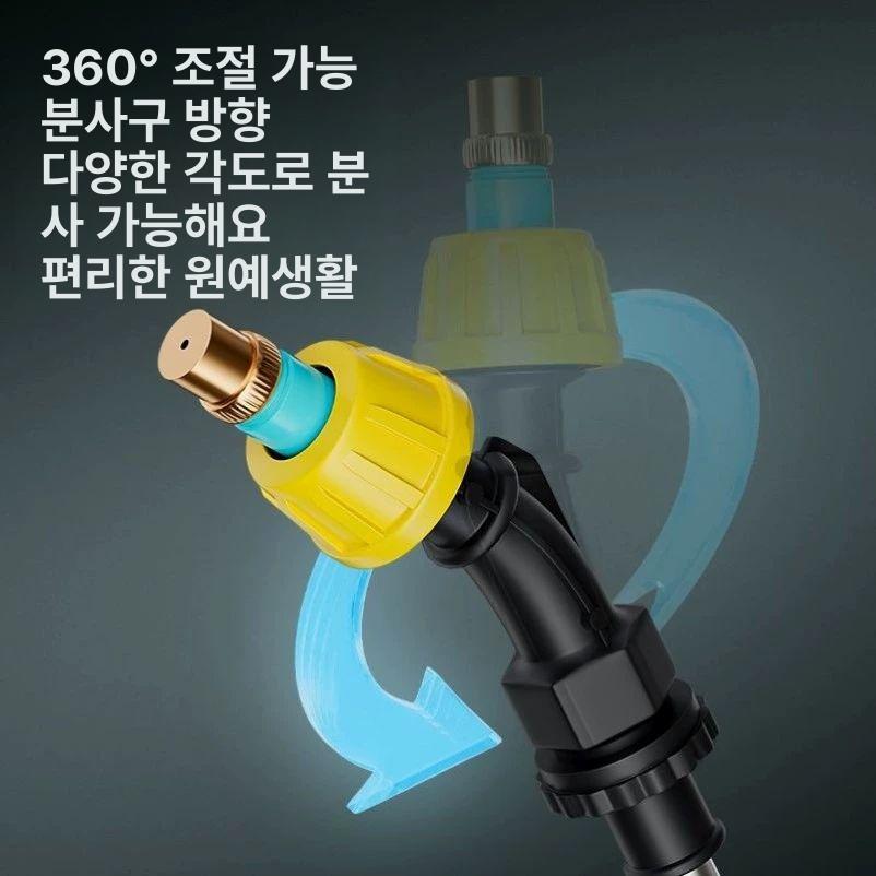 전기 분사기 살수기 농사용 압축 살포기 축사 펌프 소독 농업용 모터 고압분무기 - 상세 이미지 4