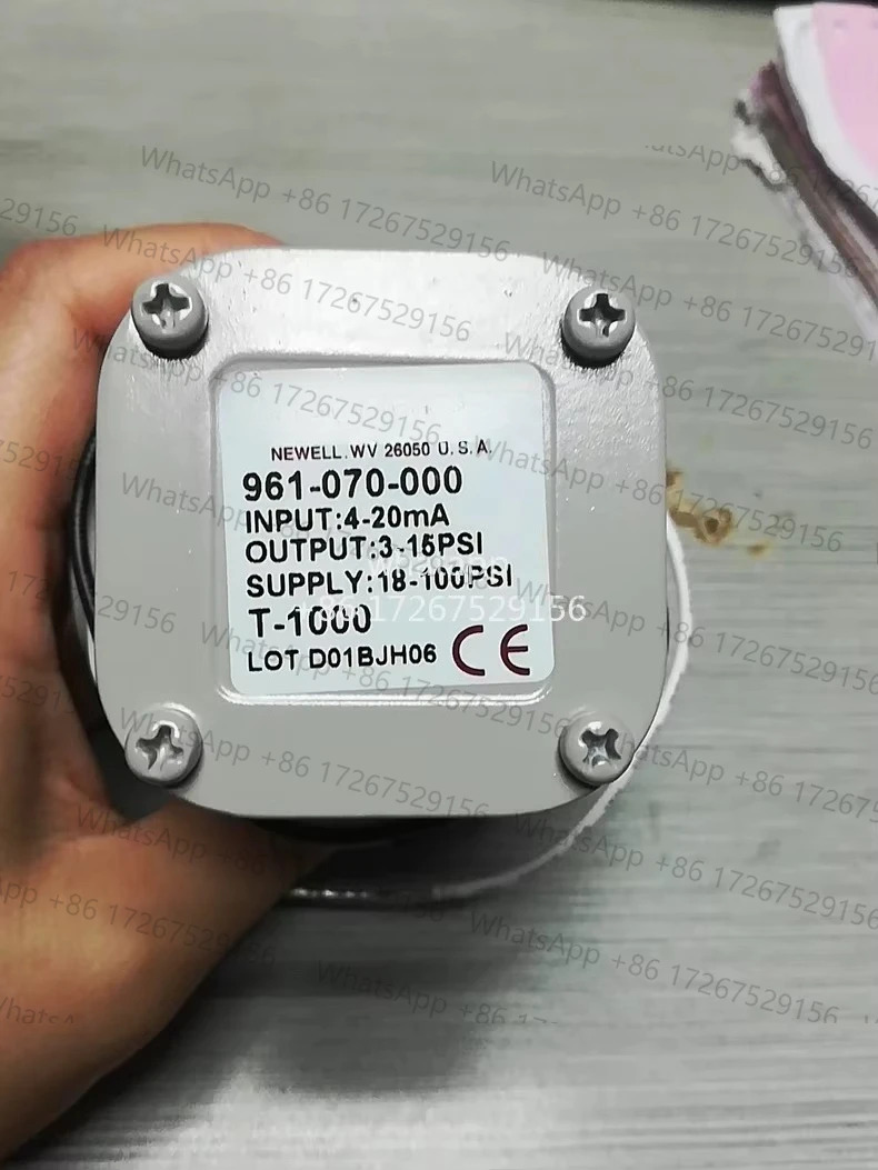 961-070-000 T1000 I/P 변환기 4-20mA 3-15Psi 신속