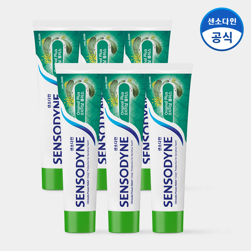 센소다인 오리지날 플러스 민감성 치약 100g,6개(17,810원/무료)