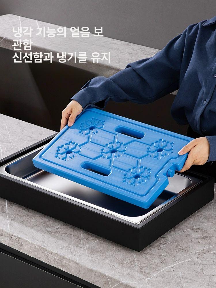 해산물 냉장쇼케이스 매장 업소용 탁상용 정육점 평대 고기 냉장고 냉장진열대 보관 - 상세 이미지 4