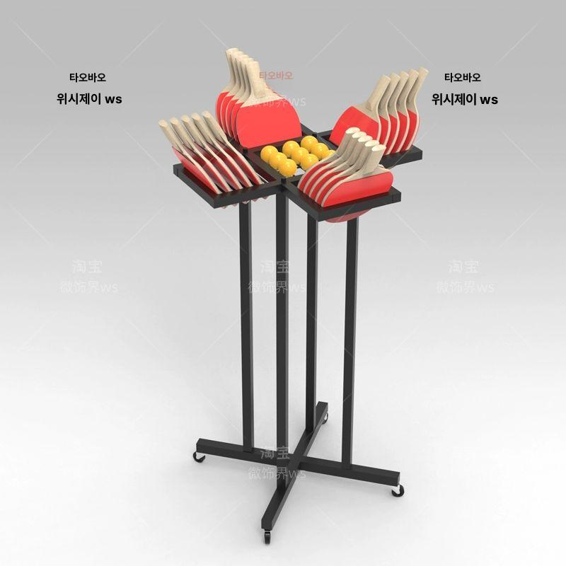 정리대 탁구채거치대 수납대 진열대 디스플레이 보관랙 보관함 - 상세 이미지 2