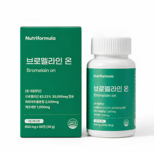 브로멜라인 온 아이 고함량 파인애플 효소 퀘르세틴 효능 파파인 맛있게 먹은 솔직 후기 - 상품 이미지 1