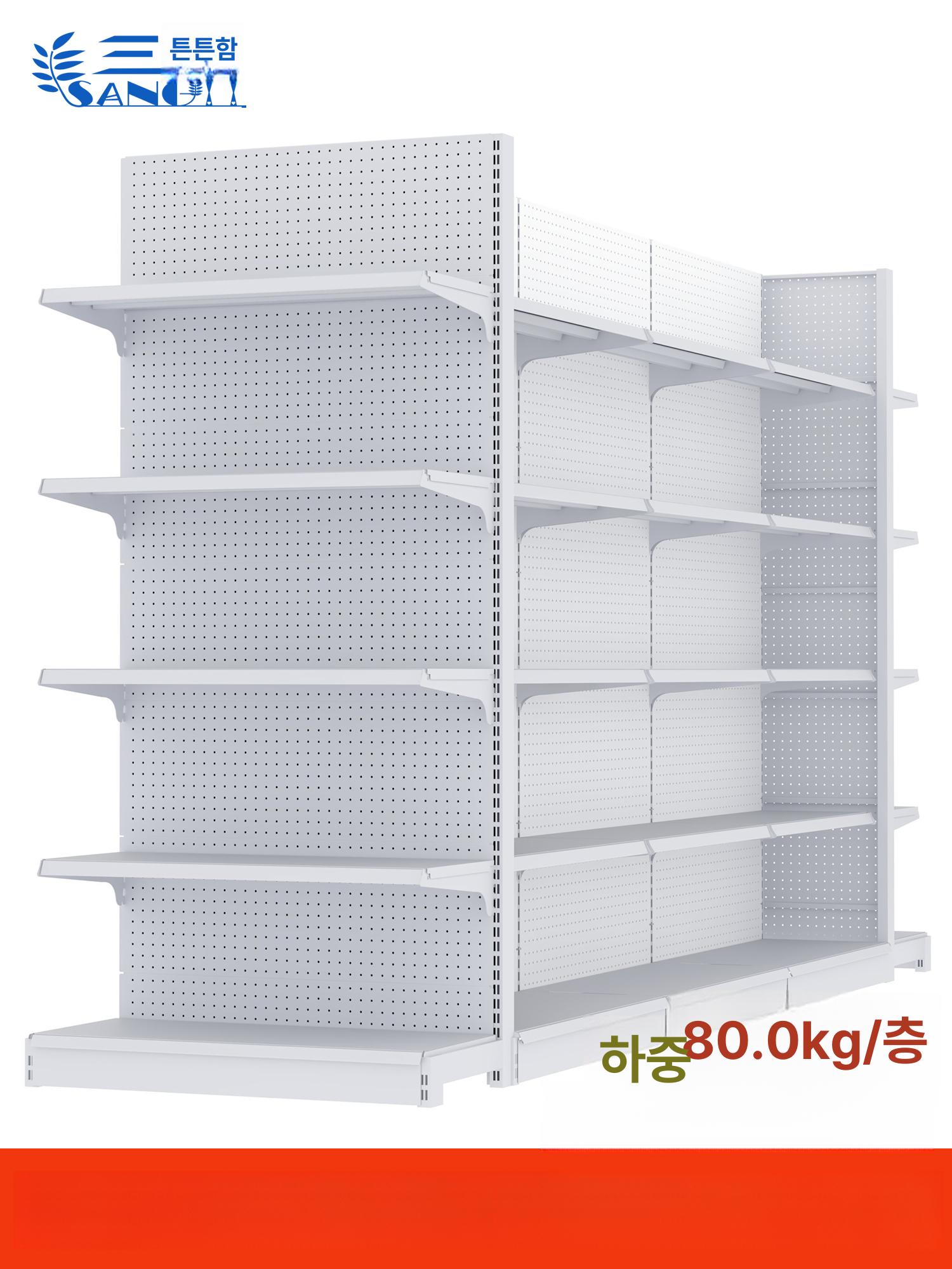 매장용 선반 진열대 철제 연결형 업소 앵글 엥글 렉 독립형 거치대 - 상세 이미지 2