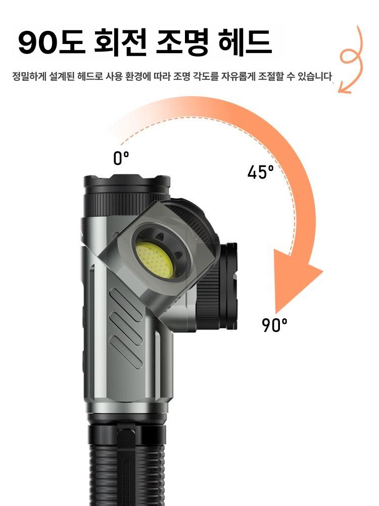 현장작업등 무선작업등 랜턴 조명 멀티작업등 충전 손전등 야외용 캠핑용 산업현장 - 상세 이미지 4