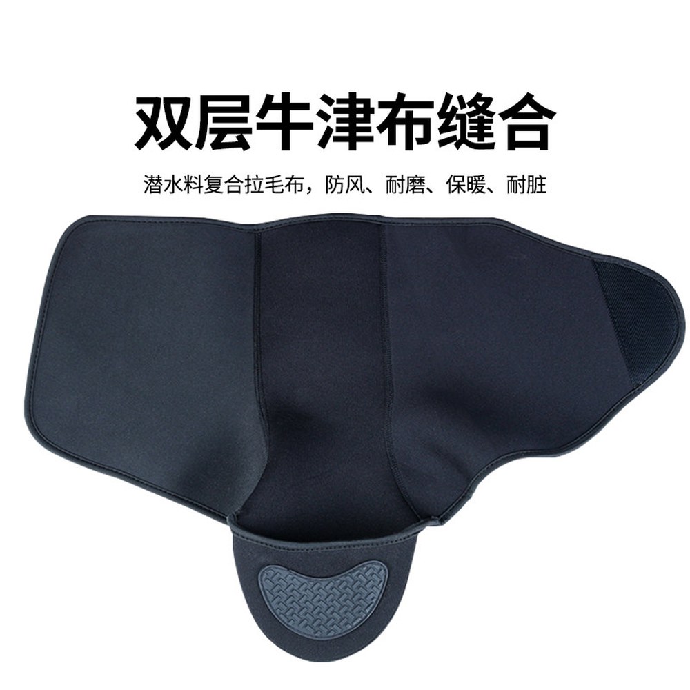 오토바이 기모 발목 오토바이무릎덮개 1켤레 검사 레그워머 한파 바람막이소재기모 보호대 - 상세 이미지 2