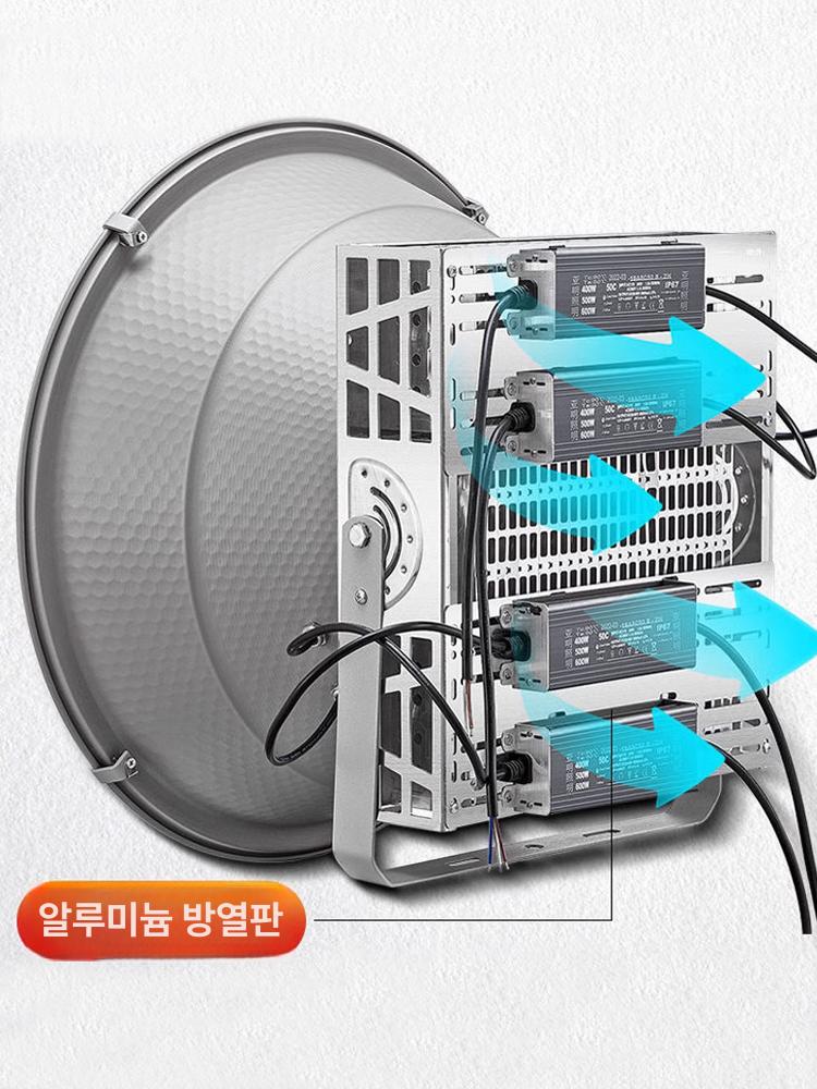 방수 서치라이트 작업등 비상등 공사장 모델 써치라이트 램프 밝은 보증 조명 - 상세 이미지 3