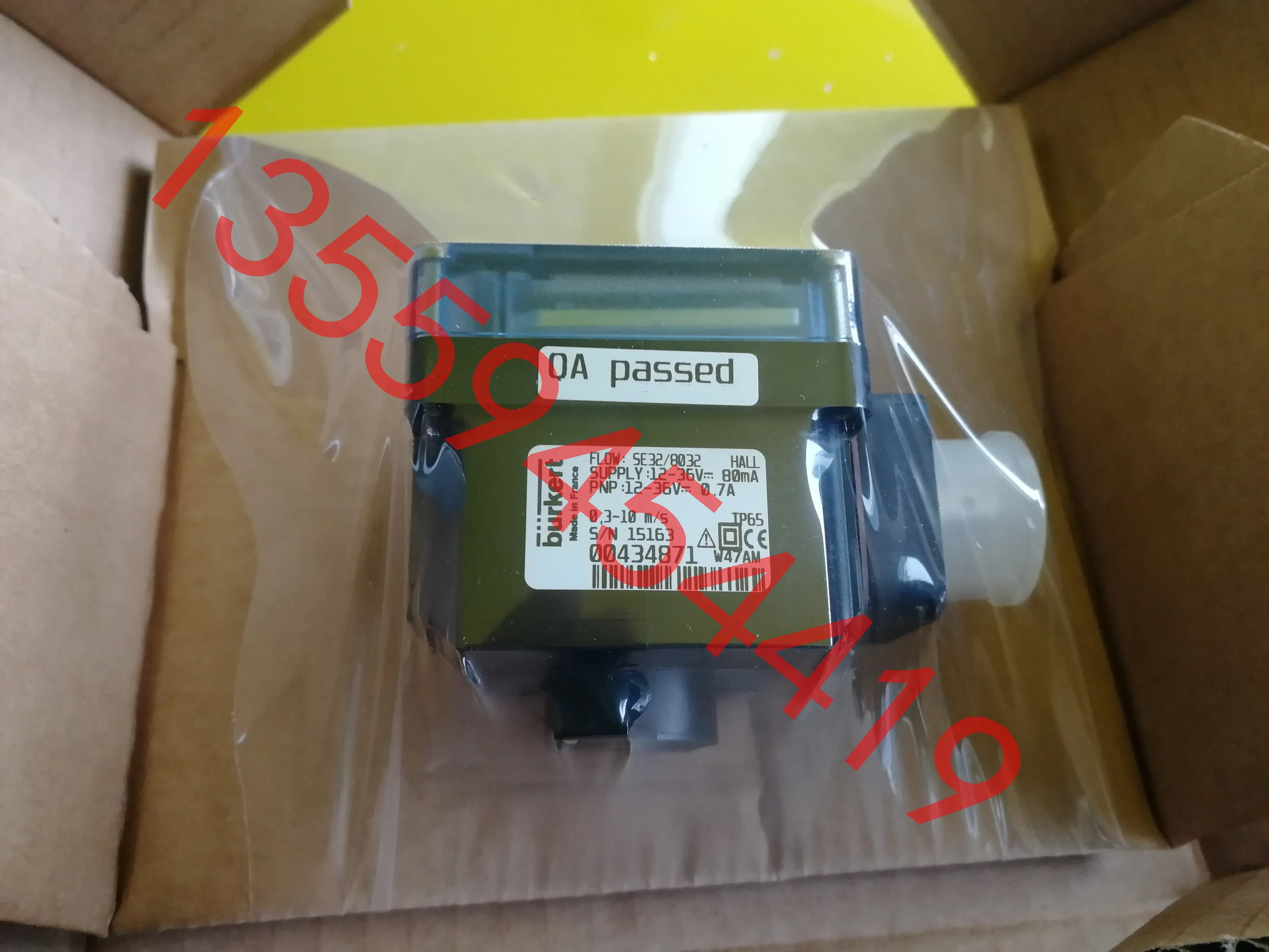 2025.4 Burkert Bode 솔레노이드 밸브 비례 00434871 납품